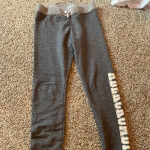 Abercrombie girls gray sweatpants